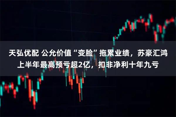 天弘优配 公允价值“变脸”拖累业绩，苏豪汇鸿上半年最高预亏超2亿，扣非净利十年九亏